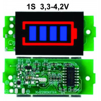 Индикатор уровня заряда батареи 1S 18650 Li-ion 4,2В СИНИЙ Индикатор уровня заряда батареи 1S 18650 Li-ion 4,2В СИНИЙ